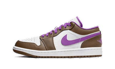 Кецове и обувки Jordan Air Jordan 1 Low "Purple Mocha" GS Лилаво | 553560-215, 3
