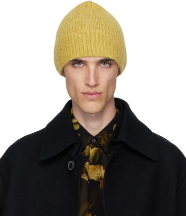Шапка Dries Van Noten Dries Van Noten Alpaca Blend Beanie Жълто | 252-021231-2709, 0