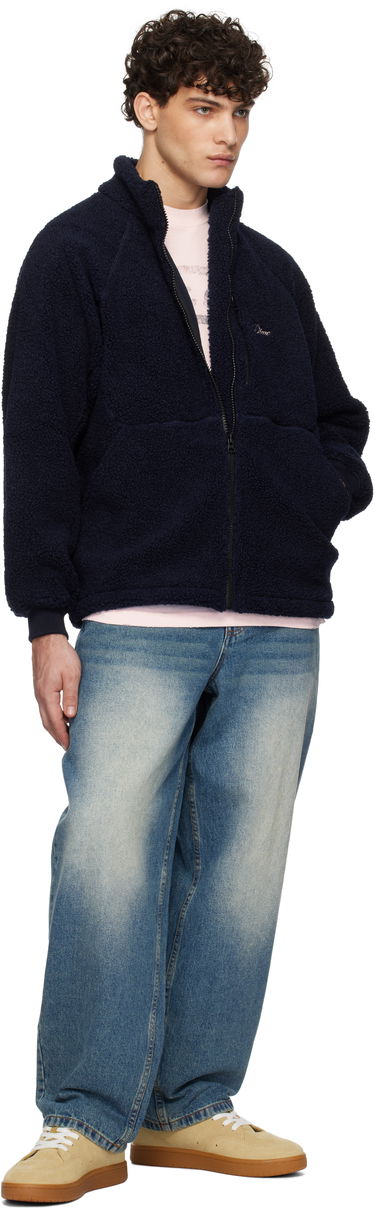 Суитчър Dime Polar Fleece Sherpa Zip Jacket Тъмно синьо | DIMEHO246NVY, 3