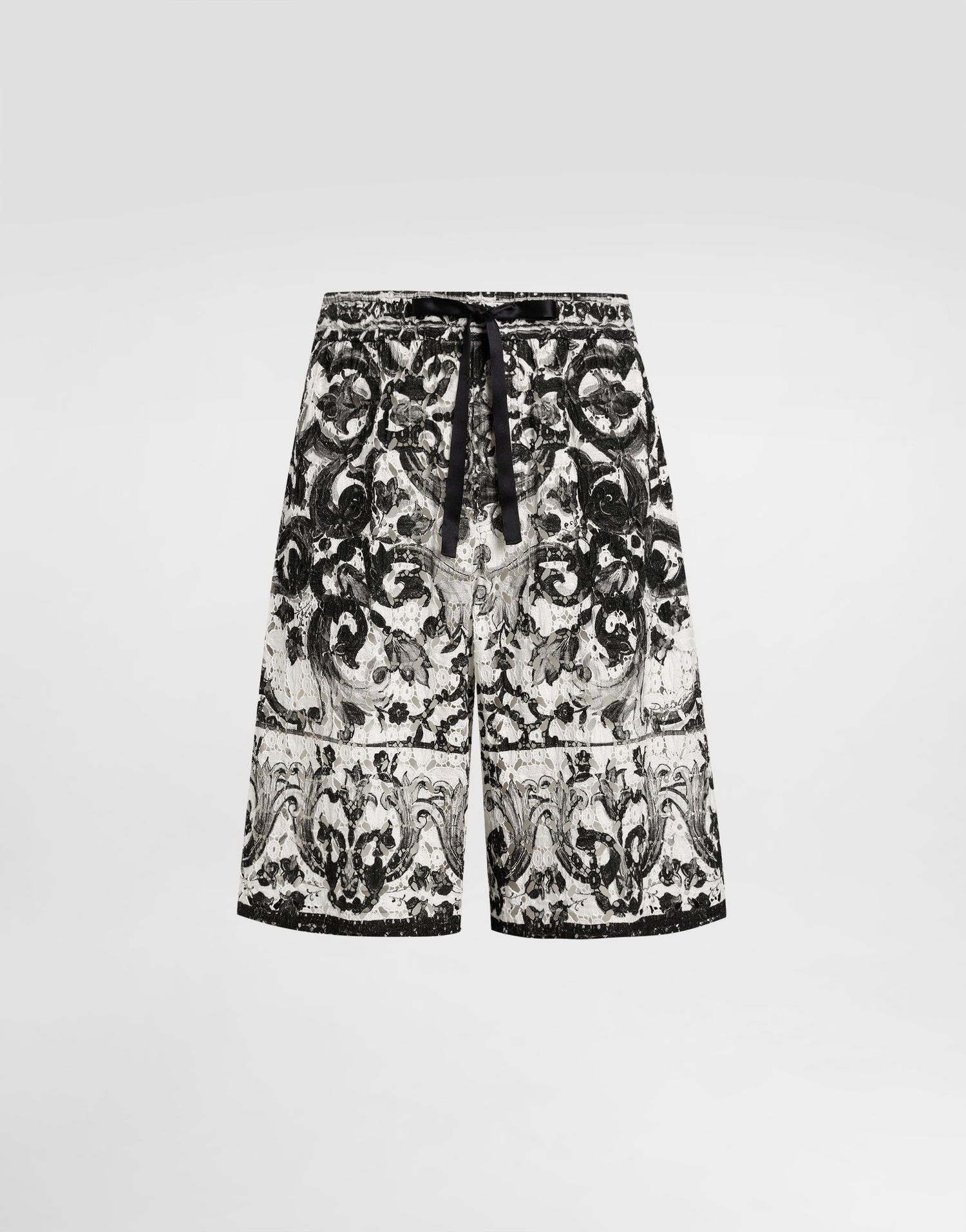 Къси панталони Dolce & Gabbana Dolce & Gabbana Majolica-Print Crochet Lace Shorts Многоцветен | GV37ATHH5EKIZ3TN, 0