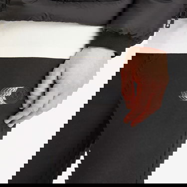 Спортни панталони Moncler Swoosh Logo Cotton Sweatpants, Size X-Small Черно | 8H000-12-809KR-999, 5