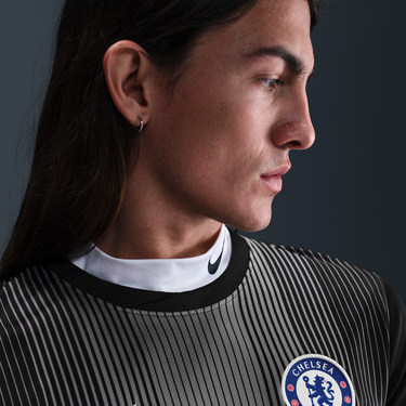 Фланелка Nike Chelsea FC 2025/26 Stadium Dri-FIT Replica Men's Short Sleeve Goalkeeper Jersey Черно | HJ4487-011, 3
