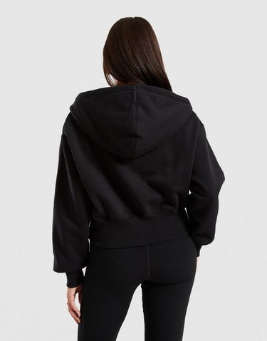 Суитчър Nike Cropped Fleece Hoodie Черно | HV2426-010, 1