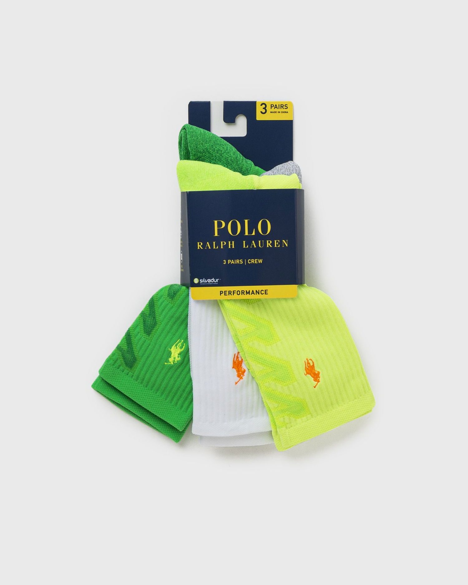 Чорапи Polo by Ralph Lauren ADVTR TECH-CREW SOCK-3 PACK Многоцветен | 3616851513346, 0