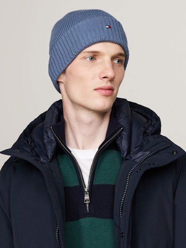 Шапка Tommy Hilfiger Beanie Синьо | AM0AM12796DBW, 0