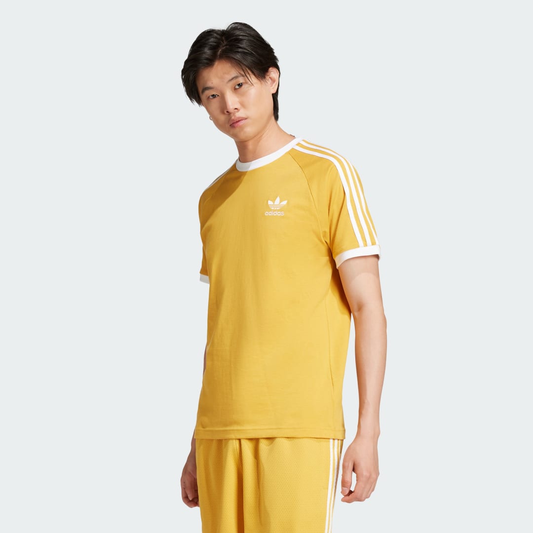 Тениска adidas Performance Adicolor Classics 3-Stripes Жълто | IZ2370, 0