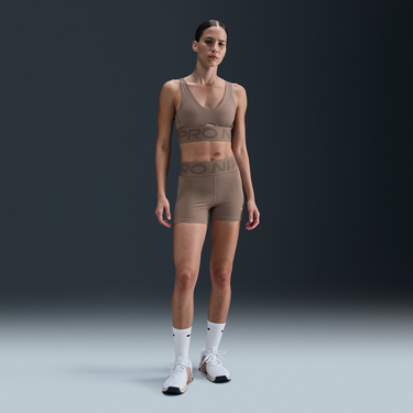 Сутиен Nike Pro Sculpt High-Waisted 3" Bike Shorts Кафяво | FV7033-233, 0