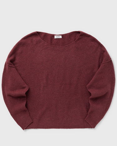 Пуловер American Vintage Boat Neck Sweater Бургунди | DAM225H25-RAISINCHINE, 2