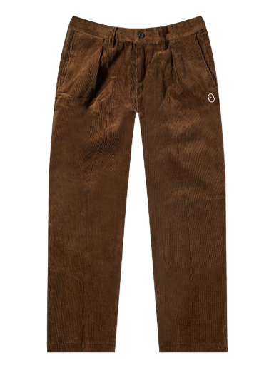 Панталони BAPE One Point Loose Fit Corduroy Pant Beige Бежово | 001PTH701007M-BEI