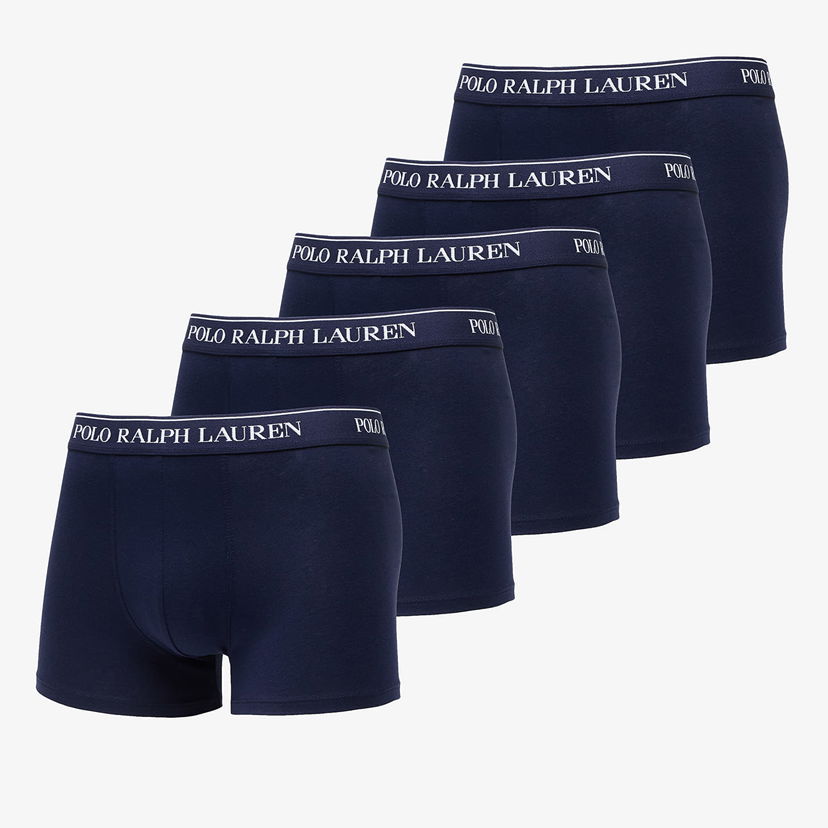 Боксерки Polo by Ralph Lauren Classic Trunk 5-Pack Navy Тъмно синьо | 714864292009