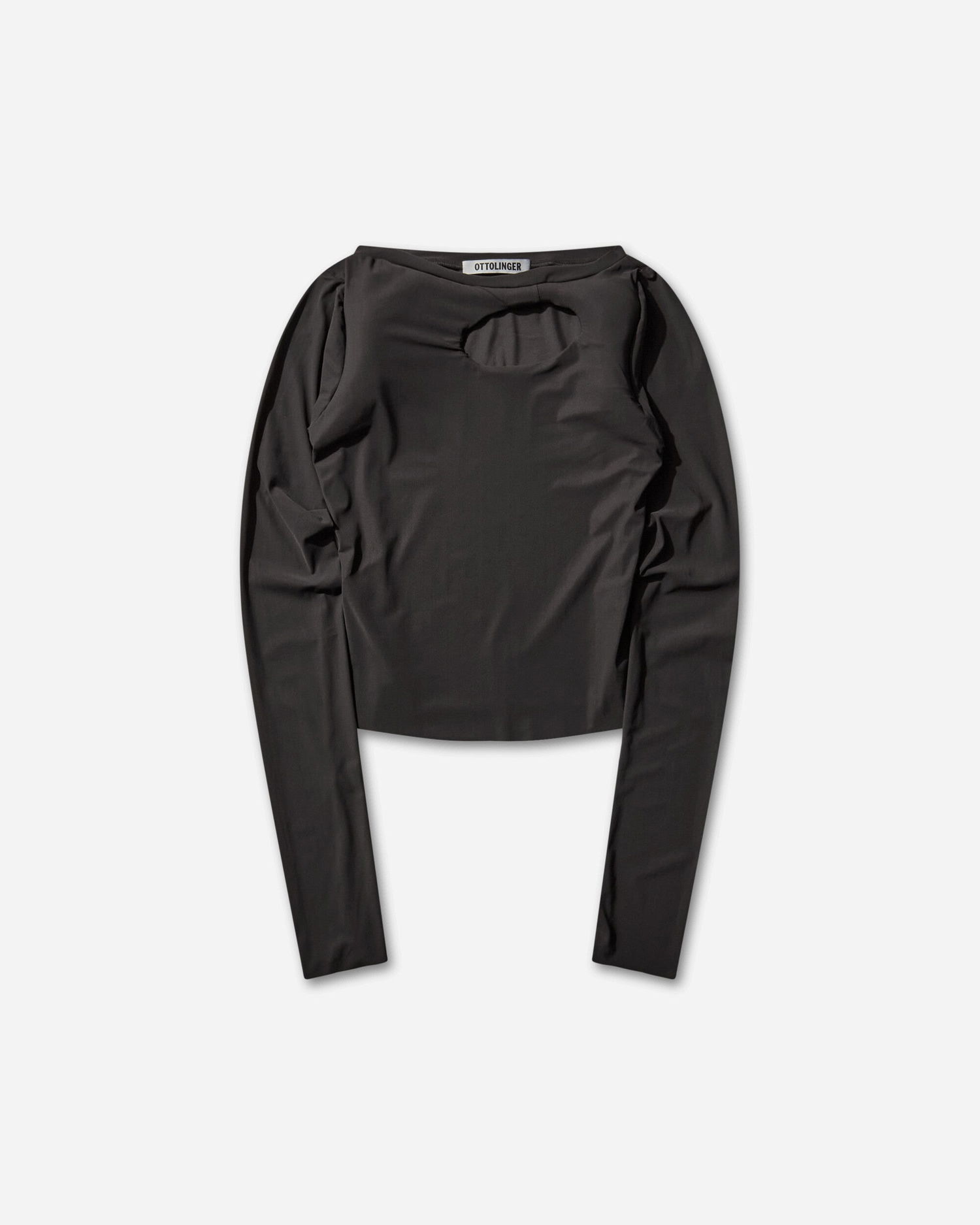 Риза Ottolinger Sculpted Donut Longsleeve Top Черно | 10210730301 2, 1