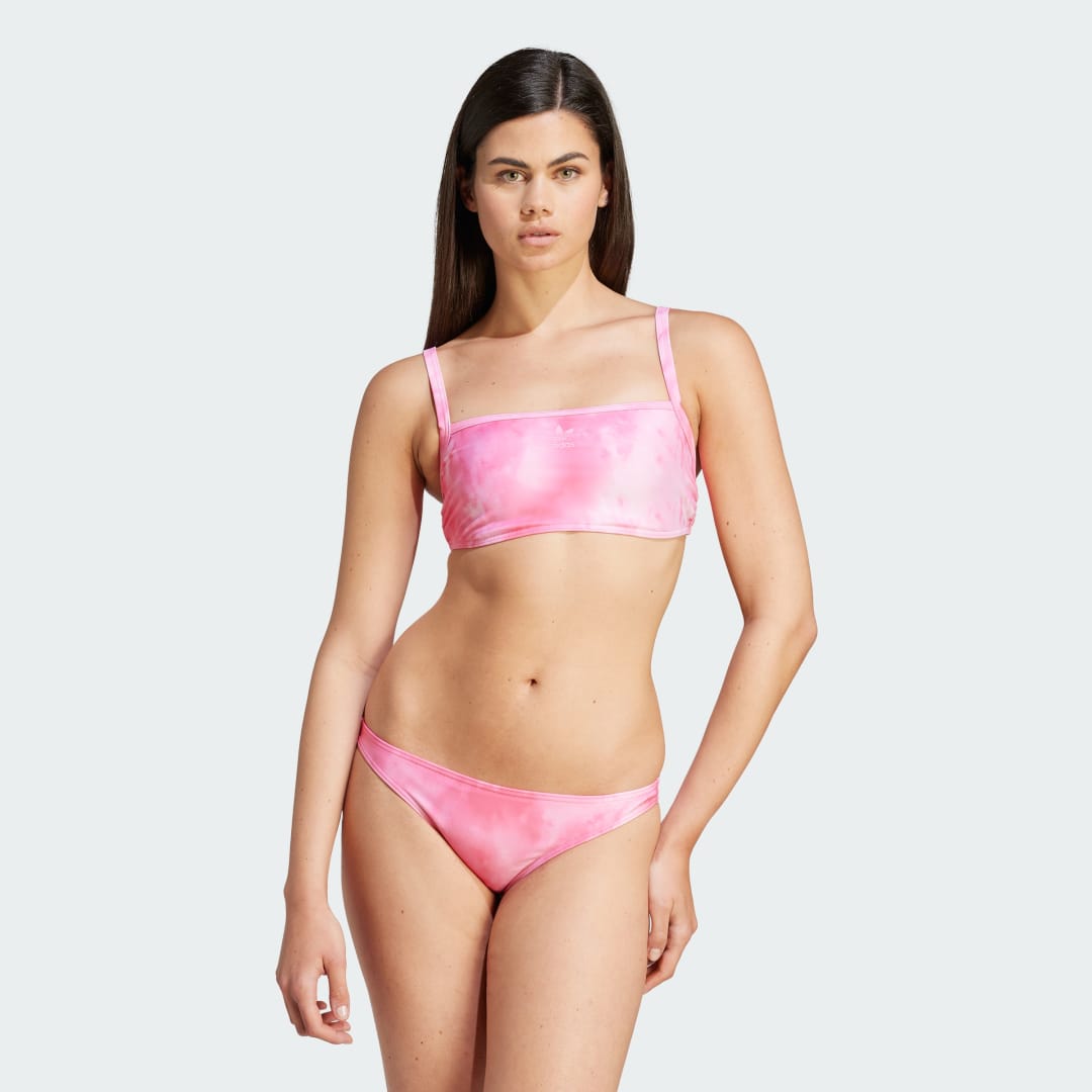 Бански adidas Originals Bikiny Hills Hiker Allover-Print Розово | IM1150, 1