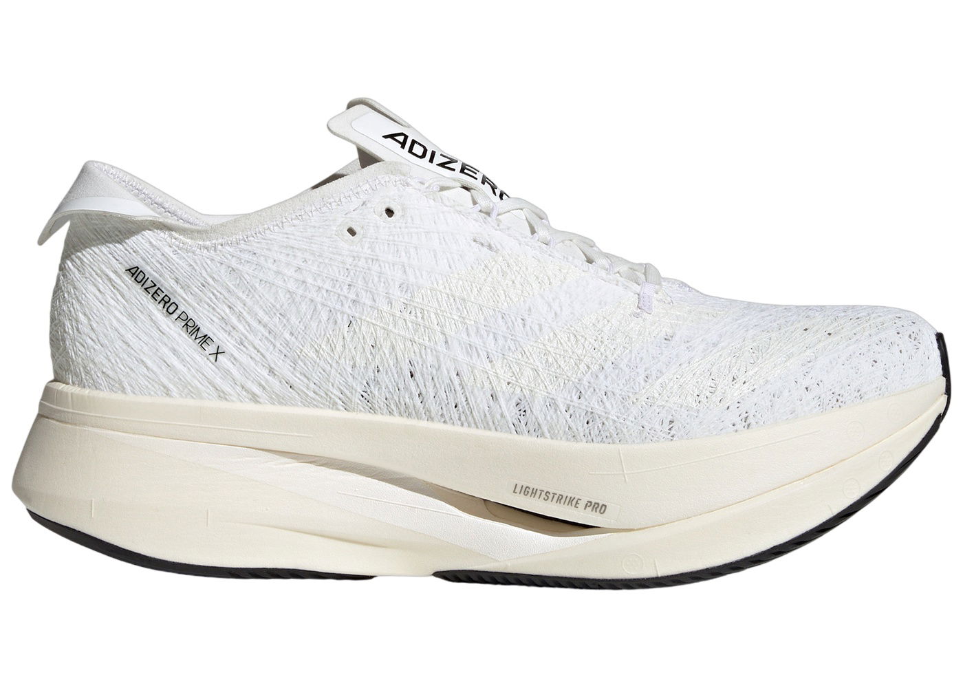 Кецове и обувки adidas Performance Adizero Prime Strung Non Dyed Core Black Cloud White Бяло | GY2595, 0