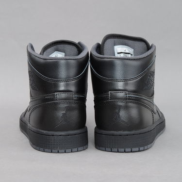 Кецове и обувки Jordan Air Jordan 1 Mid "Black" Черно | 554724-021, 3