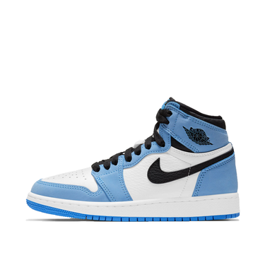 Кецове и обувки Jordan Air Jordan 1 Retro High OG "University Blue" GS Синьо | 575441-134, 4