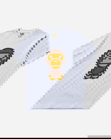Тениска BAPE Big Baby Milo T-Shirt Бяло | 2L80110002 WHITE, 1