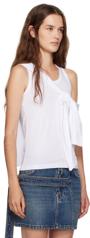Потник Coperni Coperni Knotted Jersey Tank Top Черно | COPJS161F5009, 4