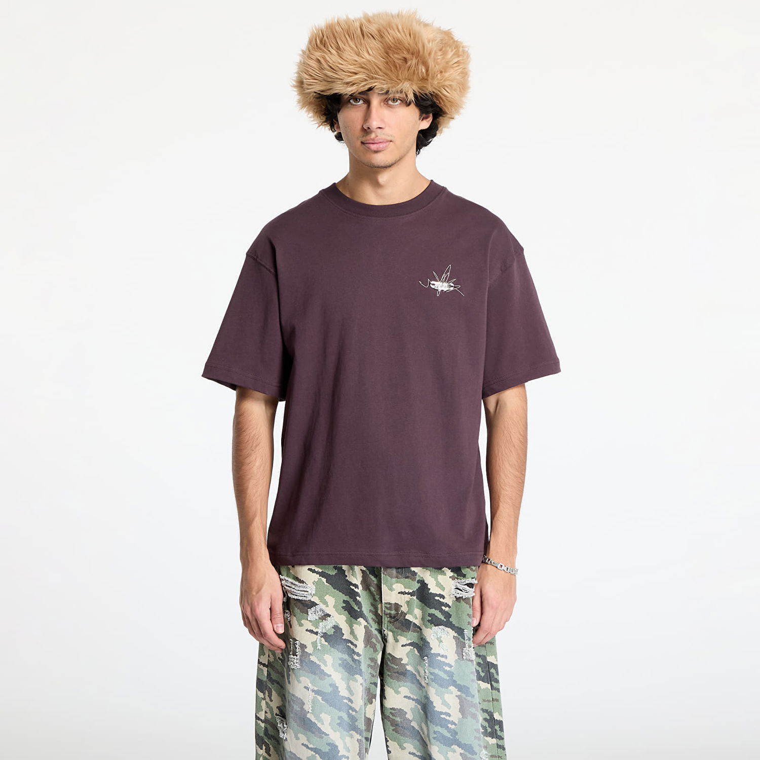 Тениска Footshop FTSHP Everyday T-Shirt Лилаво | FTSHP_447, 0