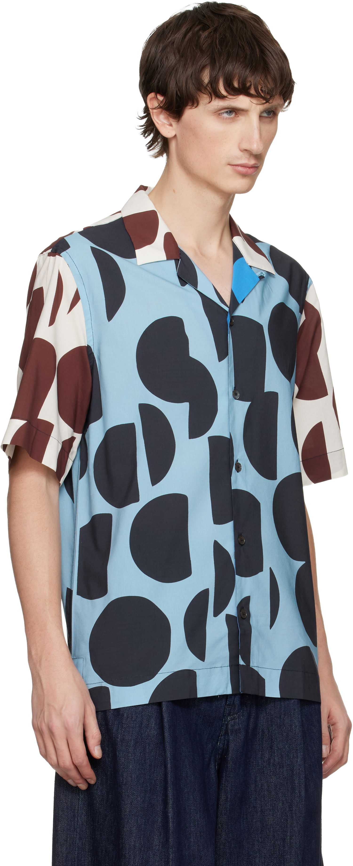 Риза Paul Smith Cut-Up Dots Print Short-Sleeve Shirt Многоцветен | M1R-905UM-T02753-43, 1