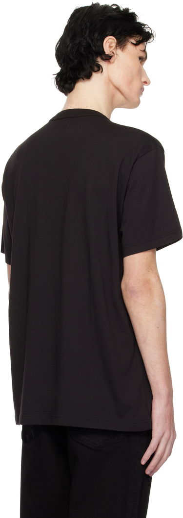 Тениска Versace Embroidered Logo T-Shirt Черно | E77GAHL03_ECJ01L, 2