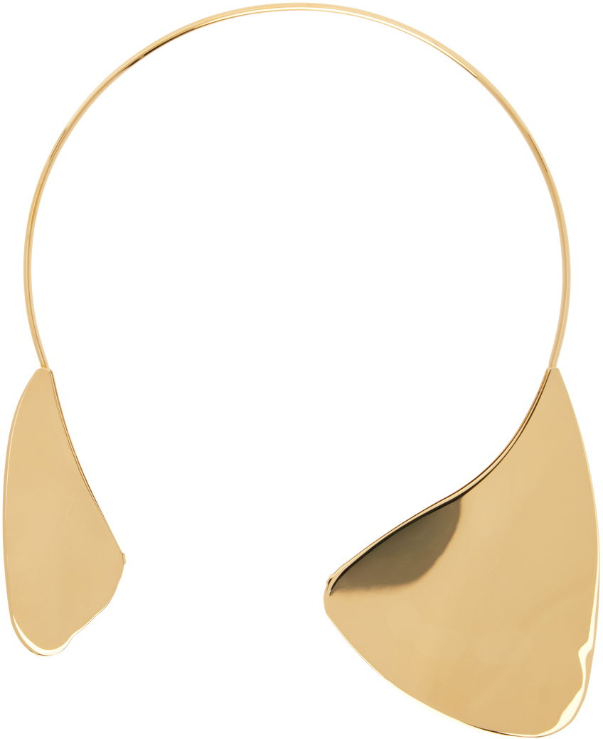 Колие Jil Sander Brass Choker Бежово | J11UU0050_P4877, 0