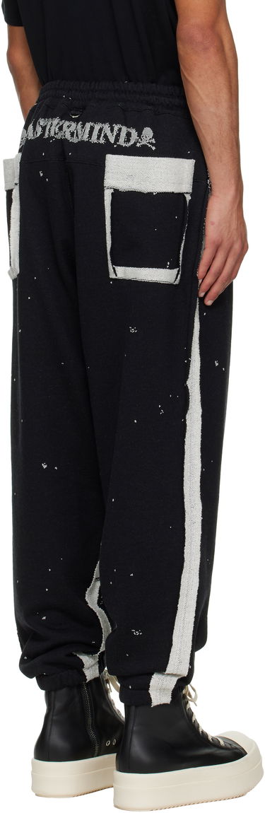 Спортни панталони Mastermind WORLD SCENE XV Daydream Skull & Crossbones Cut-Off Sweatpants Черно | MW25S15-PA040-001, 2