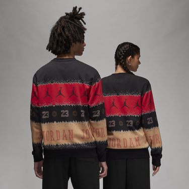 Суитчър Jordan Essentials Holiday Fleece Crew Многоцветен | FD7463-687, 2