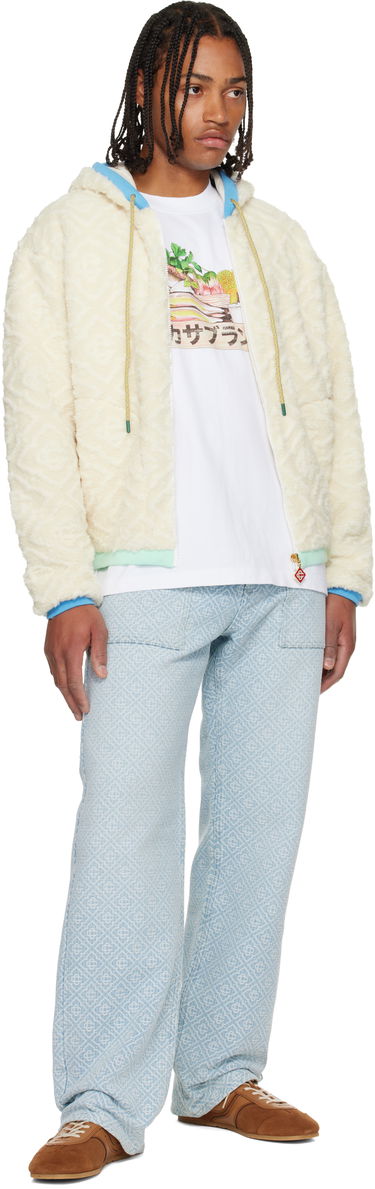Дънки Casablanca Casablanca Relaxed Monogram Jeans Синьо | MPF25-TR-331-01, 3