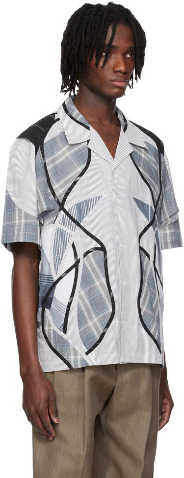 Риза Craig Green Craig Green Patchwork Short Sleeve Shirt Многоцветен | CGSS25CWOSHI57, 1
