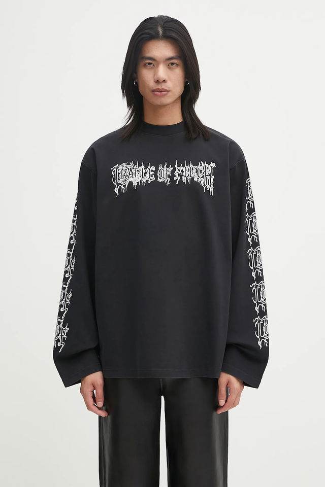 VETEMENTS Cof Logo Long Sleeve T-Shirt