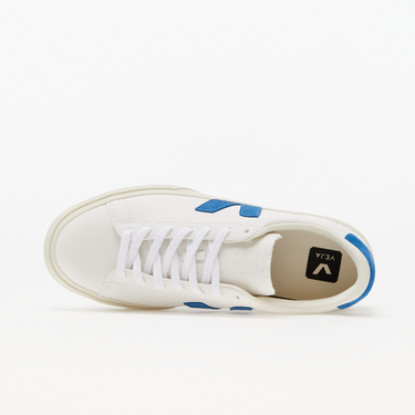Кецове и обувки Veja Campo Chromefree "White/Swedish Blue" Бяло | CP0502818B, 4