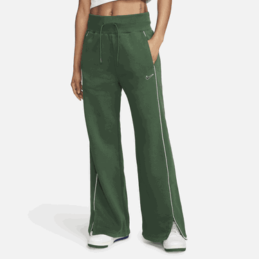 Спортни панталони Nike Sportswear Phoenix Fleece High-Waisted Open-Hem Tracksuit Bottoms Зелено | FV4972-323, 3