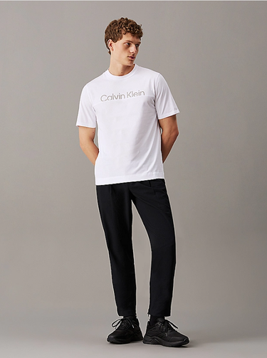 Тениска CALVIN KLEIN pw - graphic s/s t-shirt m Бяло | 00GMF4K142-YAA, 3