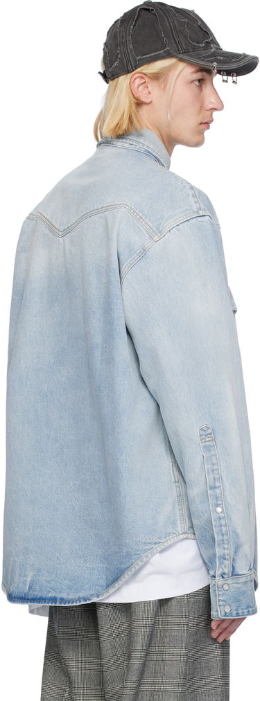 Риза VETEMENTS VTMNTS Flap Pocket Denim Shirt Синьо | VL22SH600L, 2