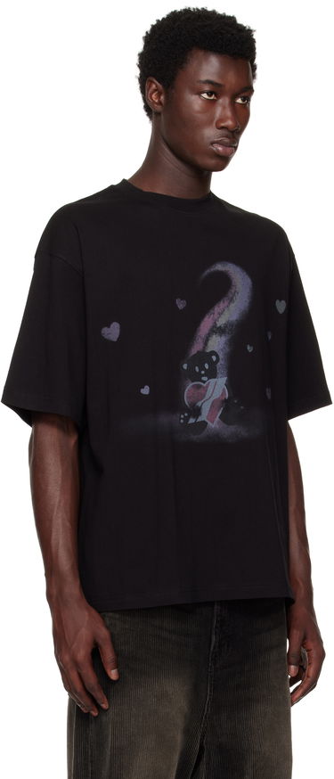 Тениска We11done We11done Teddy Bear Graphic T-Shirt Черно | WD-TT1-23-730-U-BK, 4