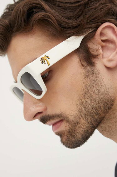 Слънчеви очила Palm Angels Palm Angels Sunglasses with Palm Tree Accent Бяло | PERI034.510107, 4