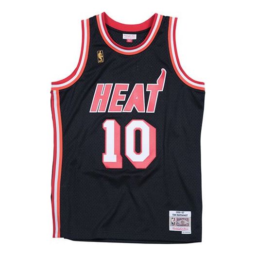 Фланелка Mitchell & Ness Mitchell & Ness NBA Miami Heat Hardaway Swingman Jersey Черно | SMJYAC18094-MHEBLCK96THA, 0