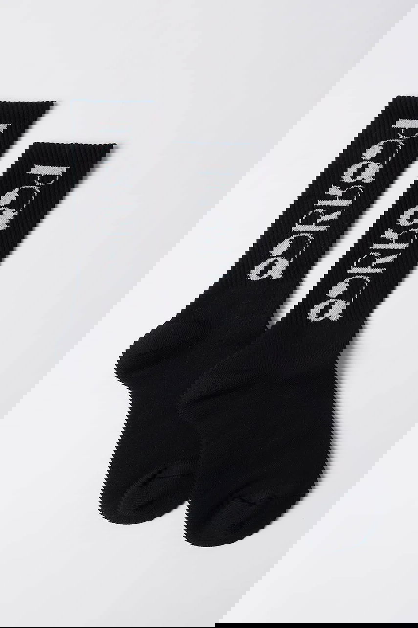 Чорапи By Parra Parra Tokyo Logo Crew Socks Черно | 54270, 0