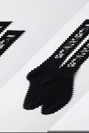 Чорапи By Parra Parra Tokyo Logo Crew Socks Черно | 54270, 0