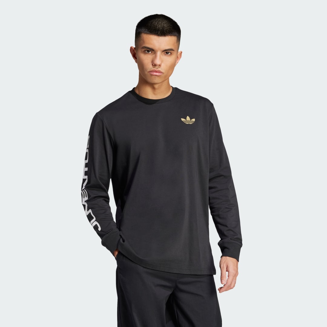 Тениска adidas Performance Juventus Long Sleeve Graphic T-Shirt Черно | JF2570, 0