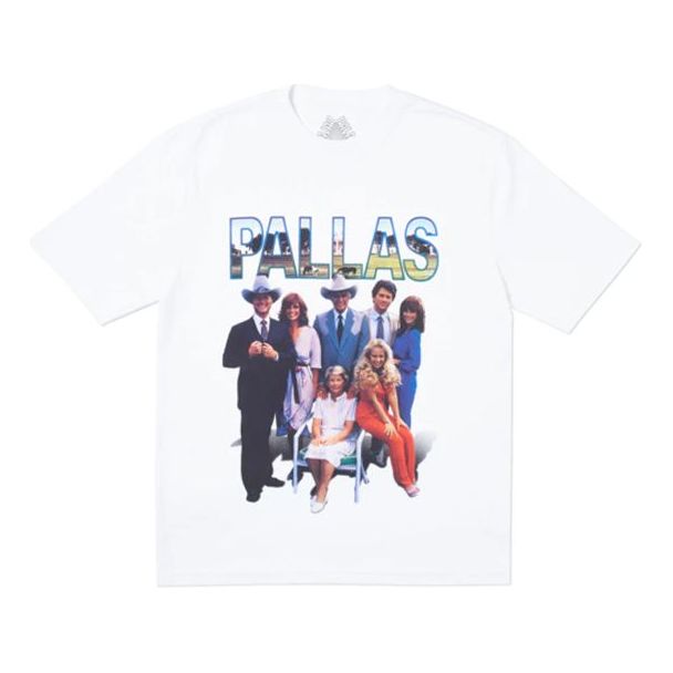 Тениска Palace Pallas Character Print T-Shirt Бяло | PAL-PT-WHT19SS