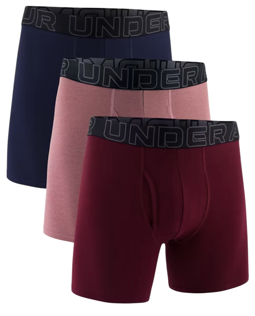 Боксерки Under Armour Under Armour SOLID 6in 3 Pack Boxer Shorts Многоцветен | 1383889-651