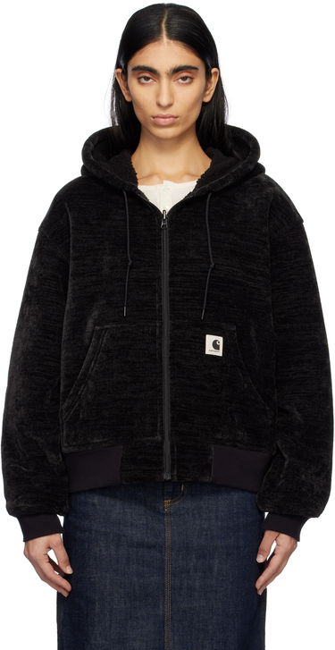 Суитчър Carhartt WIP Fleece Lined Hoodie Черно | I033905 89XX, 0