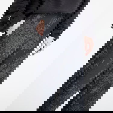 Панталони Nike Sportswear Collection Mid-Rise Jacquard Track Pants Черно | HF9588-010, 1