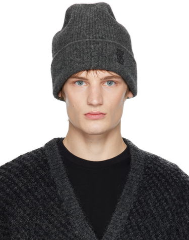 Шапка WOOYOUNGMI WOOYOUNGMI Knit Beanie Сиво | W243KN31, 0