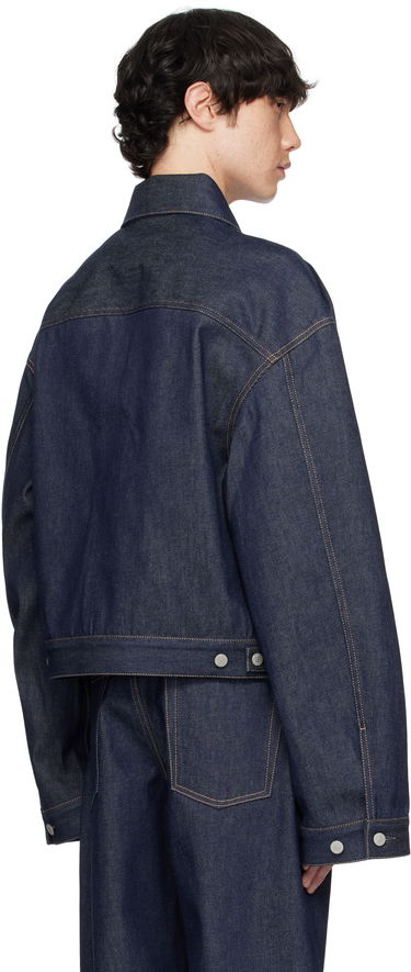 Яке Acne Studios Blue Patch Pocket Denim Jacket Синьо | C90182-, 2
