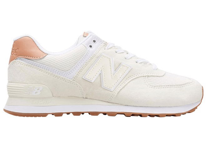 Кецове и обувки New Balance 574 "Ecru Tint White Mahogany" Бяло | ML574TYD, 0