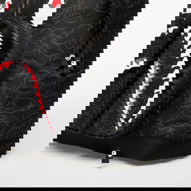 Раница BAPE A BATHING APE Neon Camo Shark Day Pack Black Черно | 001BAK301007M BLK, 2