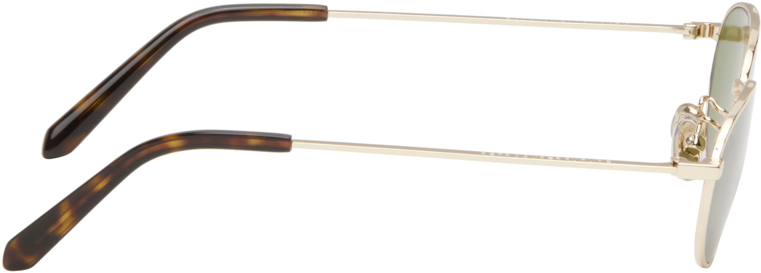 Слънчеви очила RETROSUPERFUTURE Uovo Oval Frame Sunglasses Металик | GI9, 1