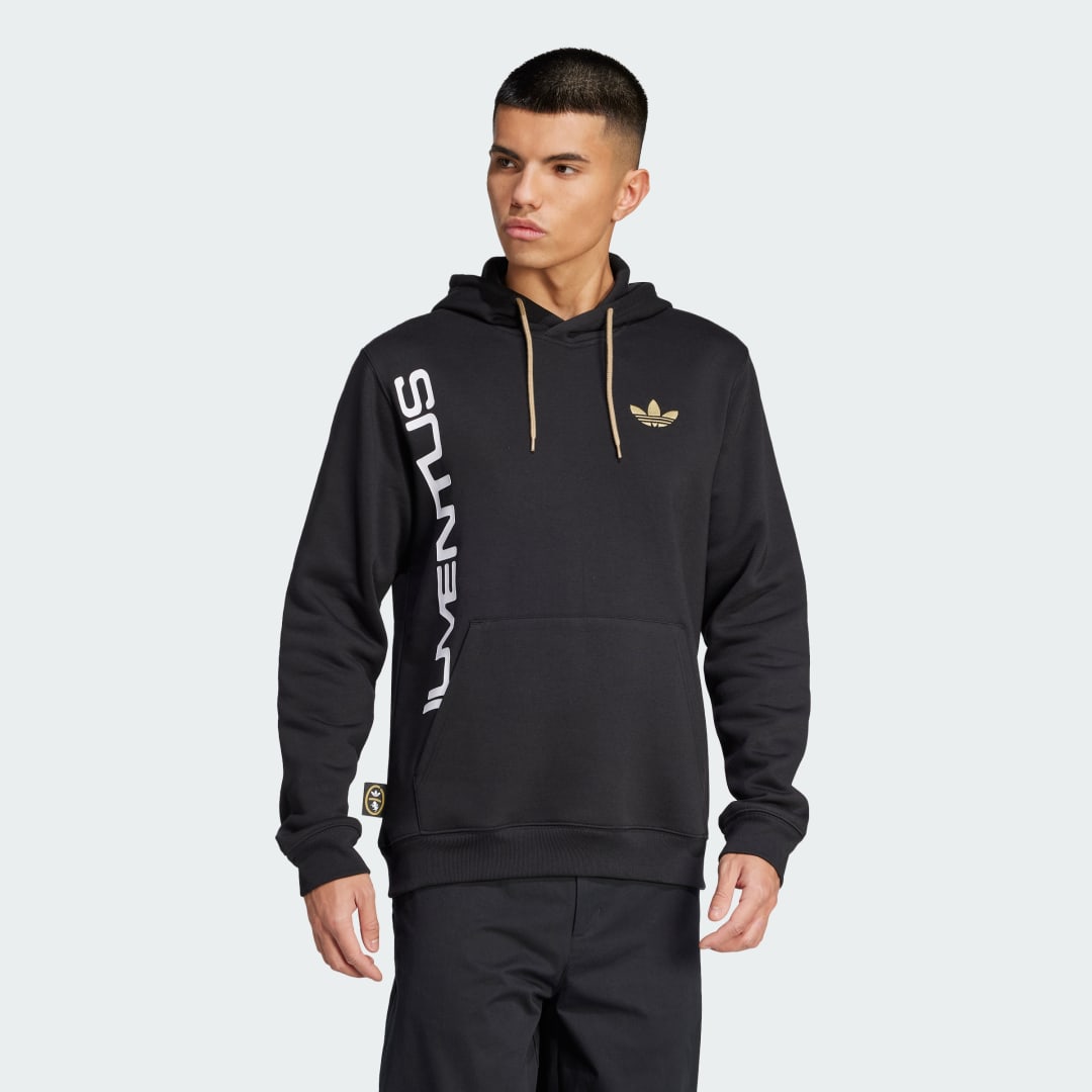 Суитчър adidas Performance Juventus Black Graphic Hoodie Черно | JF2566, 0